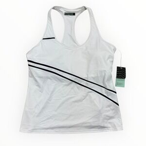 NWT Inphorm‎ Angelika Tank Women's Large White Activewear Top MSRP $95